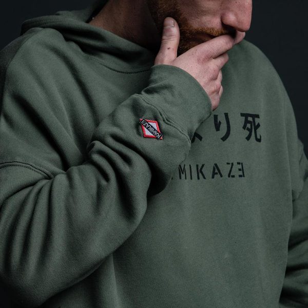 Kamikaze Green Hoodie - Image 3