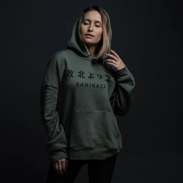 Kamikaze Green Hoodie - Image 4