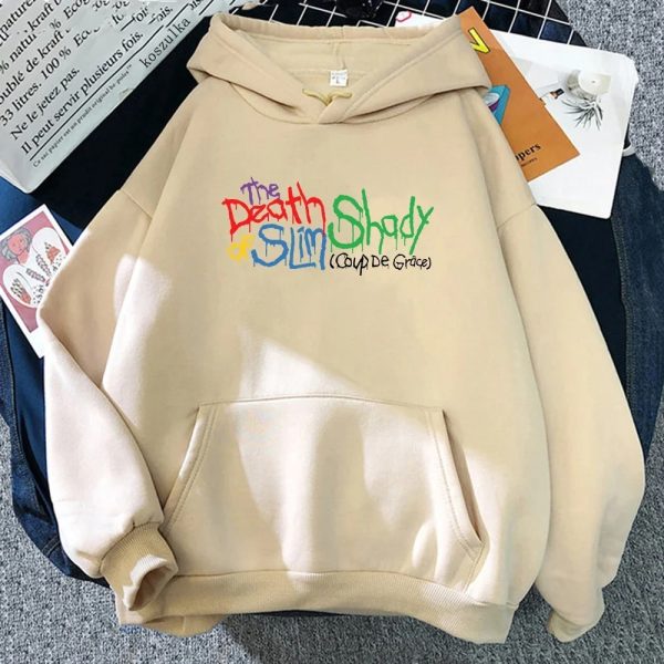 Unisex Eminem hoodie Death of Slim Shady design