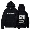 Eminem hoodie with retro design and rapper print for men and women