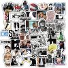 60Pcs Eminem rapper stickers for personalizing laptop, phone, luggage