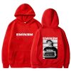 Eminem hoodie with retro design and rapper print for men and women