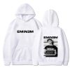 Eminem hoodie with retro design and rapper print for men and women