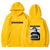 Eminem hoodie with retro design and rapper print for men and women