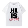 Minimal oversized Eminem vintage tee in cotton