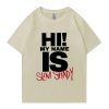 Minimal oversized Eminem vintage tee in cotton