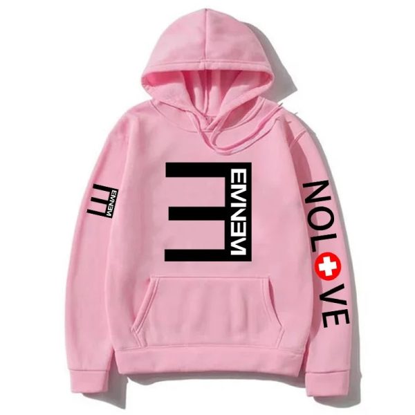 Minimalist Eminem hoodie for men and women with tour album graphic