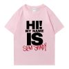 Minimal oversized Eminem vintage tee in cotton