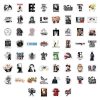60Pcs Eminem rapper stickers for personalizing laptop, phone, luggage