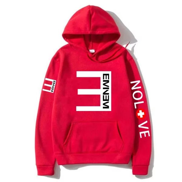 Minimalist Eminem hoodie for men and women with tour album graphic