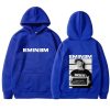 Eminem hoodie with retro design and rapper print for men and women