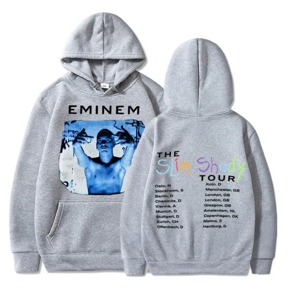 Eminem Slim Shady hoodie with double sided tour print