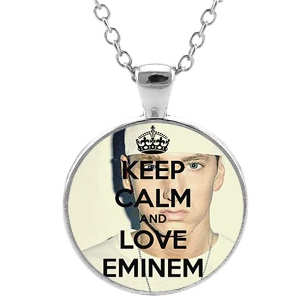 Eminem art photo pendant necklace fan gift jewelry