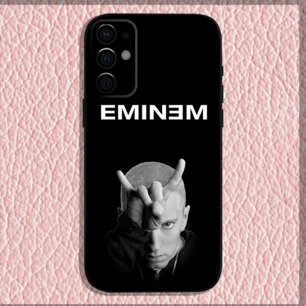 Black soft Eminem phone case for Samsung Galaxy S series
